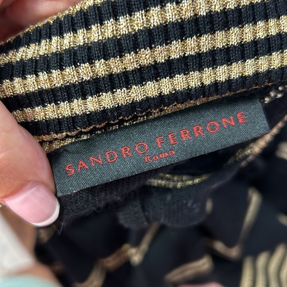 Sandro Ferrone Wool Blend Sleeveless Turtleneck - Picture 6 of 11